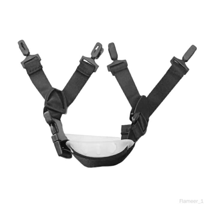 CLISPEED Mentonnière Universelle Pour Casque – Sangle Réglable Confortable, Remplacement Robuste Pour Casques De Sécurité Et Chantier