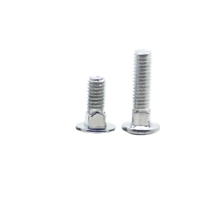 10 Pièces écrous Carrés à Gorge M5 M6 M8 M10 - Acier Zingué - Pour Assemblages Mécaniques