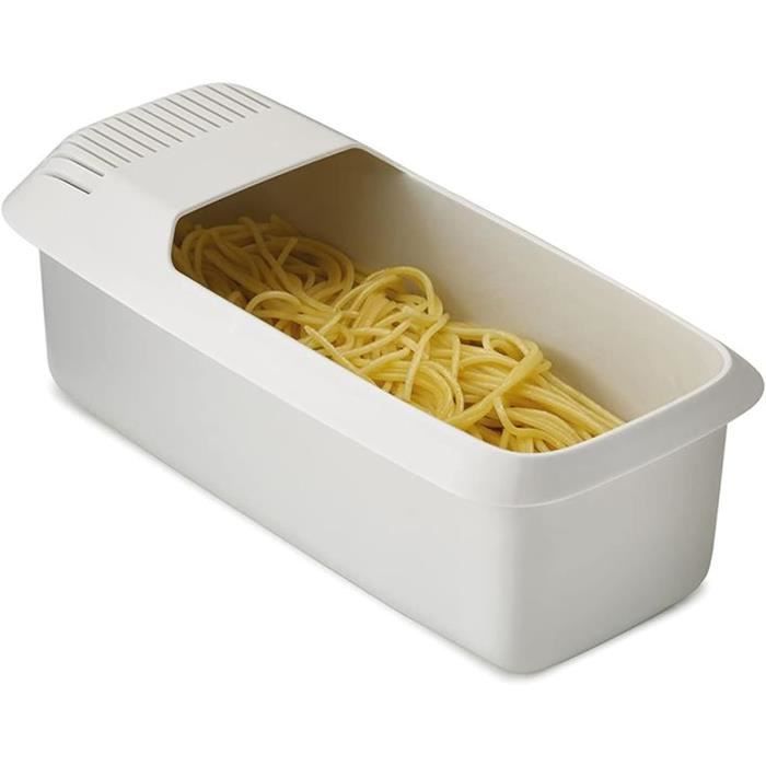 Tupperware Cuiseur à Pâtes Rond Micro-Ondes - Cuisson Égouttage et Service Sans Casserole - Multifonctions Compatible Lave-Vaisselle - Plastique - 22,3x16,7x23,8 cm - Idéal Famille Maison
