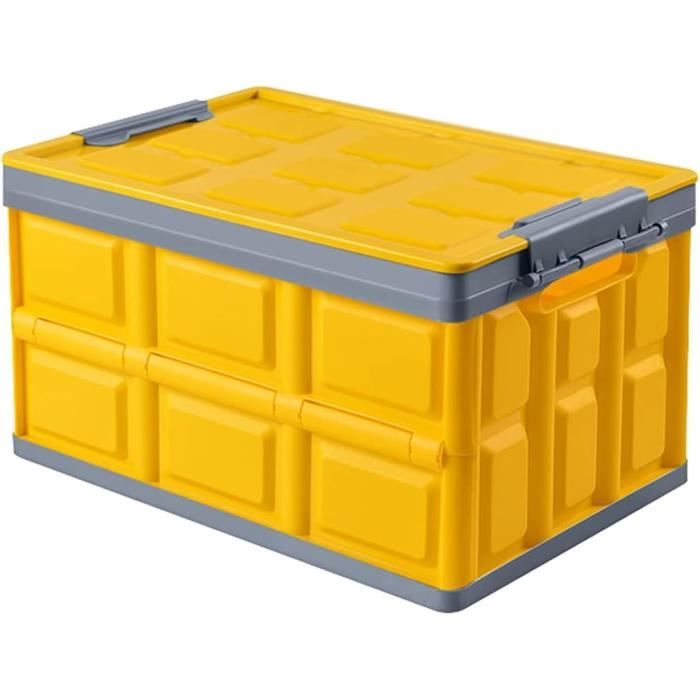 Bac Pliable SAMMART 9,2L Avec Poignées - Panier Pique-Nique Portable Gris