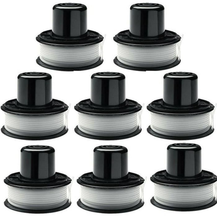 4 Bobine Filo Ricambio Per Tagliabordi Black+Decker GL250/GL310/GL360 Con Tappo - Foto 10