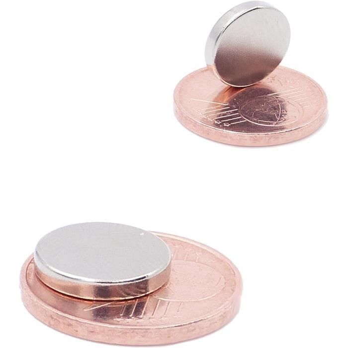 25 Mini Magneti Dischi da 9x1mm | grado magnetico N52 - magneti