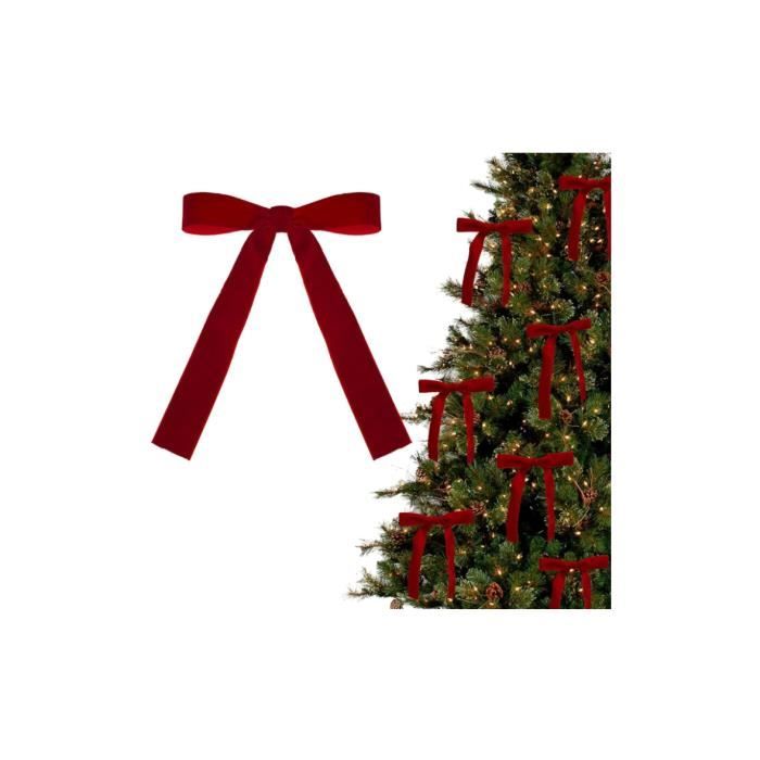 Ruban Velours Noir 2 Cm X 10 M - Pour Emballage Cadeaux, Décoration Noël, Loisirs Créatifs, Nœuds