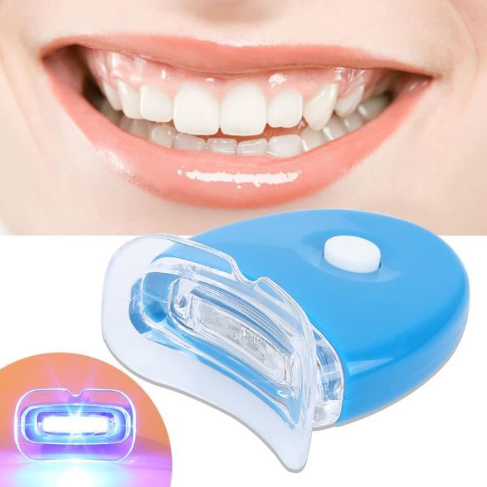 Mini Lampe blanchiment dentaire Familière/Professionelle Lumière bleu LED -  6.5*6*4 cm