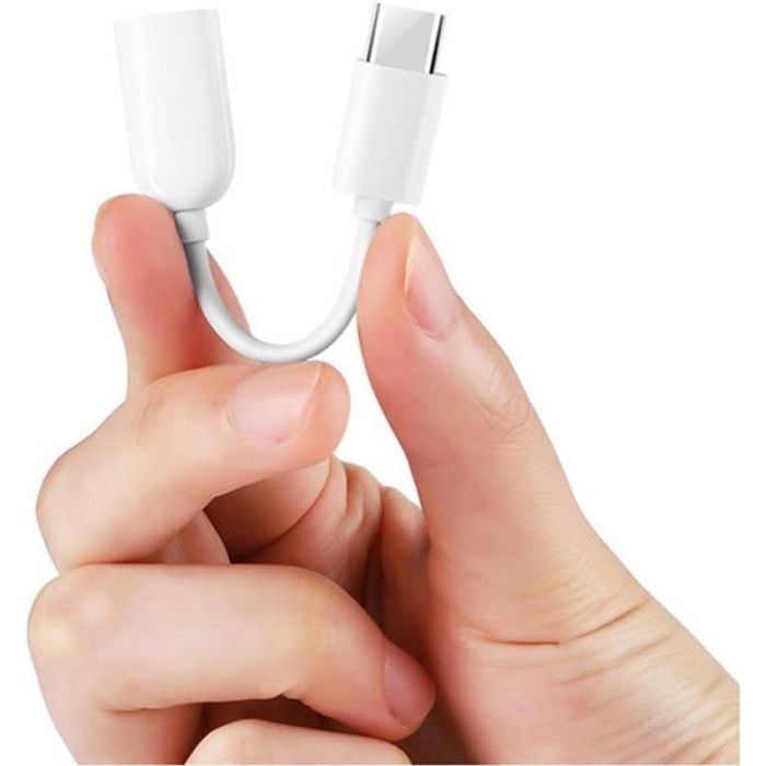 Usb C Type C Male Vers Audio Mini Jack 3 5mm Femelle Adaptateur Connecteur Bk Pour Moto Z Serie Z Force Xiaomi Mi 6 Mix 2 Gr Prix Pas Cher Cdiscount
