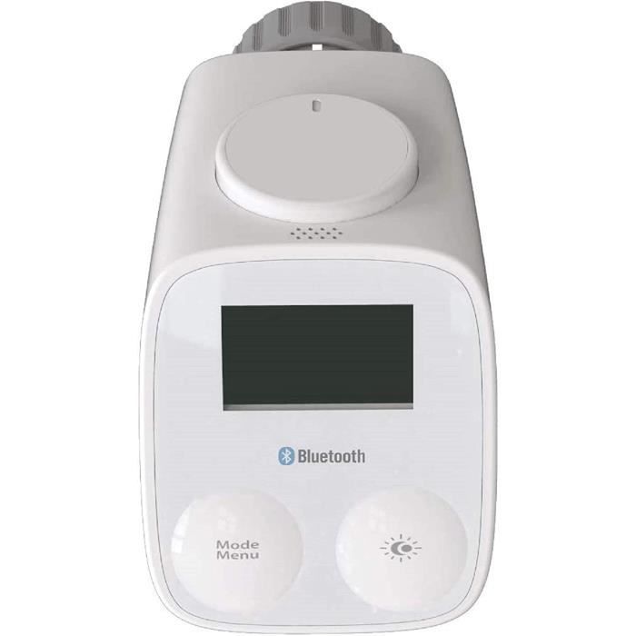 Essentials 120072 Smart Home Thermostat de radiateur Bluetooth Android