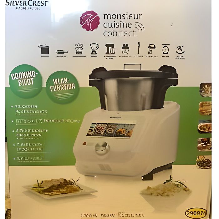 SilverCrest Monsieur Cuisine Connect Robot-cuiseur avec accessoires  standards