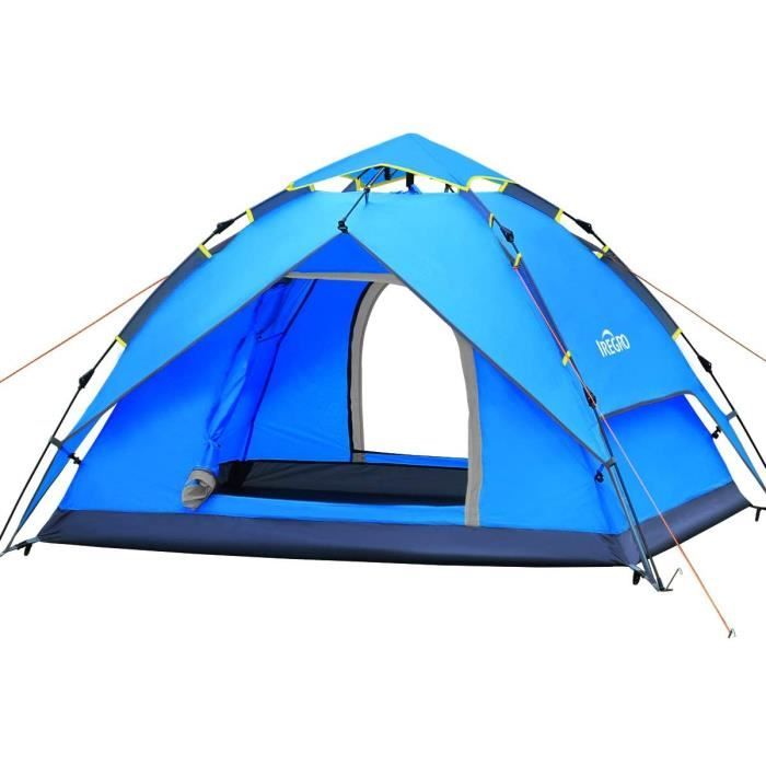 UV Protection Tente de Plage Convient pour la Famille de b/éb/é P/êche Adulte Tente Portable Tente Installation Simple Tente ext/érieure IREGRO Grande Tente de Plage pour 3 /à 5 Personnes avec UPF50