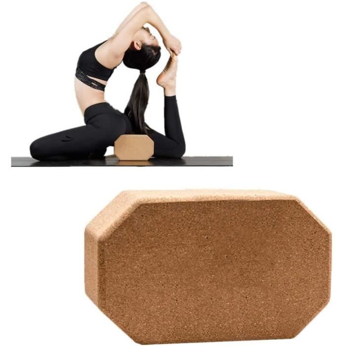 Bloc de yoga brique liège yoga blocs de yoga pilates blocs yoga blocs et  briques blocs de mousse yoga starter kit soutien approfon - Cdiscount Sport
