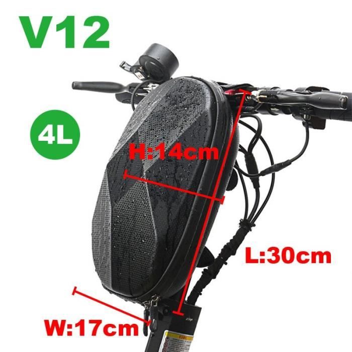 Sac frontal de scooter pour Xiaomi M365 Accessoires de scooter universel Sac  de scooter électrique 3/4/5l Sac suspendu de rangement avant étanche
