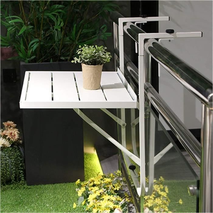 Tables de service Table Suspendue De Balustrade De Balcon Table En Fer ...