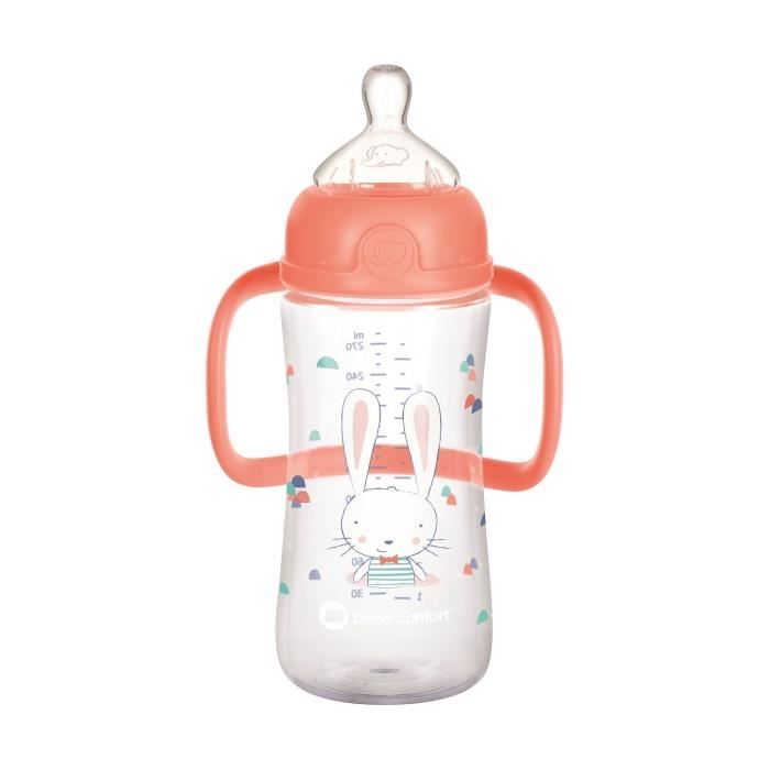 Bebe Confort Biberon Emotion Corail 270ml Poignees T2 Sweet Bunny Cdiscount Puericulture Eveil Bebe