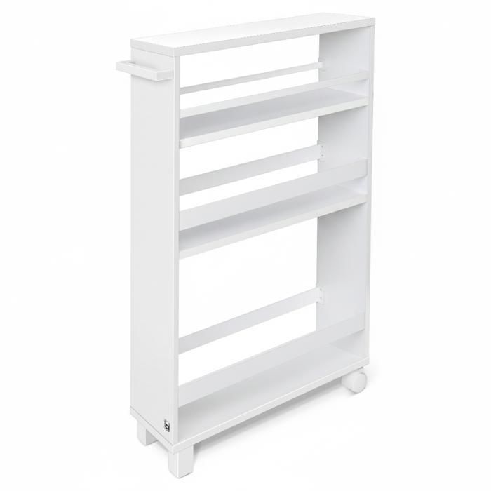 Étagère en niche 15cm de large Hylla 79x50cm Blanc