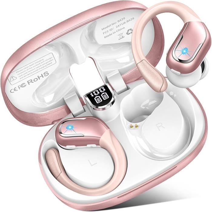 Ecouteurs Bluetooth Sans Fil, Ecouteurs Sans Fil Avec 5.3 Bluetooth