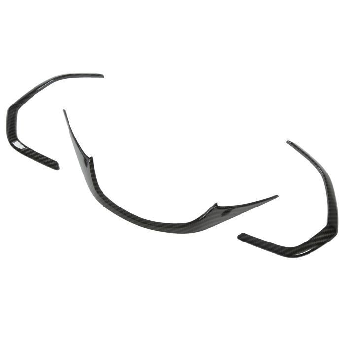 Garnitures Tableau De Bord ABS Style Carbone Pour Porsche Macan, Boxster 718, Cayman - Autocollant Argenté