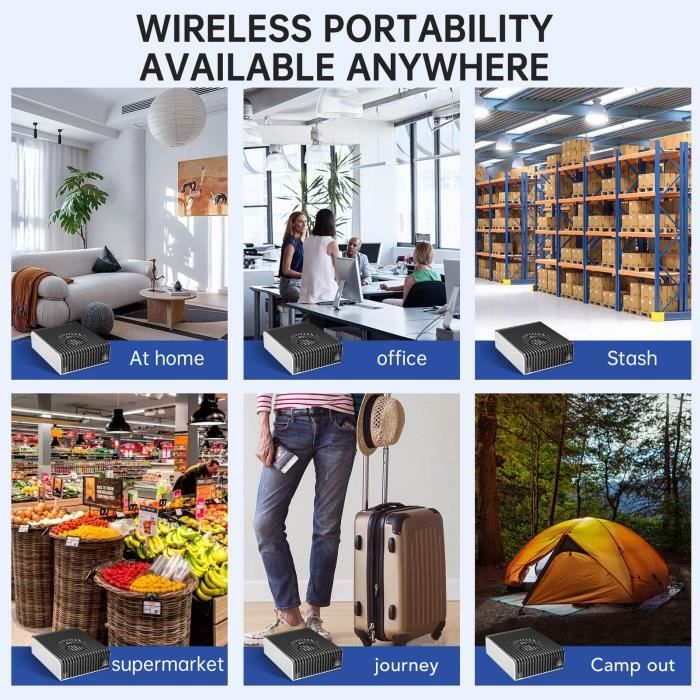 WARDBES Répulsif à Ultrasons Pour Souris Repelent, Répulsif Ultrasonique Anti-moustiques à