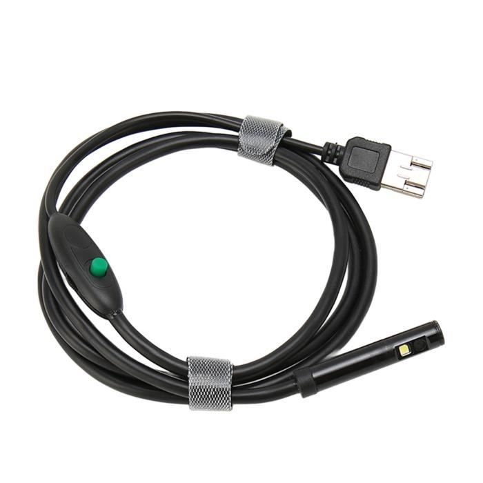 Endoscope USB 15 à 45 M – Caméra D'inspection 2 MP étanche IP67, 8 LED, Compatible Android/Windows