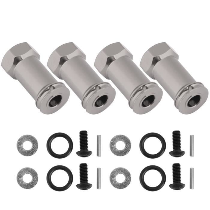 Adaptateurs De Moyeu Hexagonaux 12mm En Laiton Pour Traxxas TRX4/TRX6 - Set Pour RC Crawler