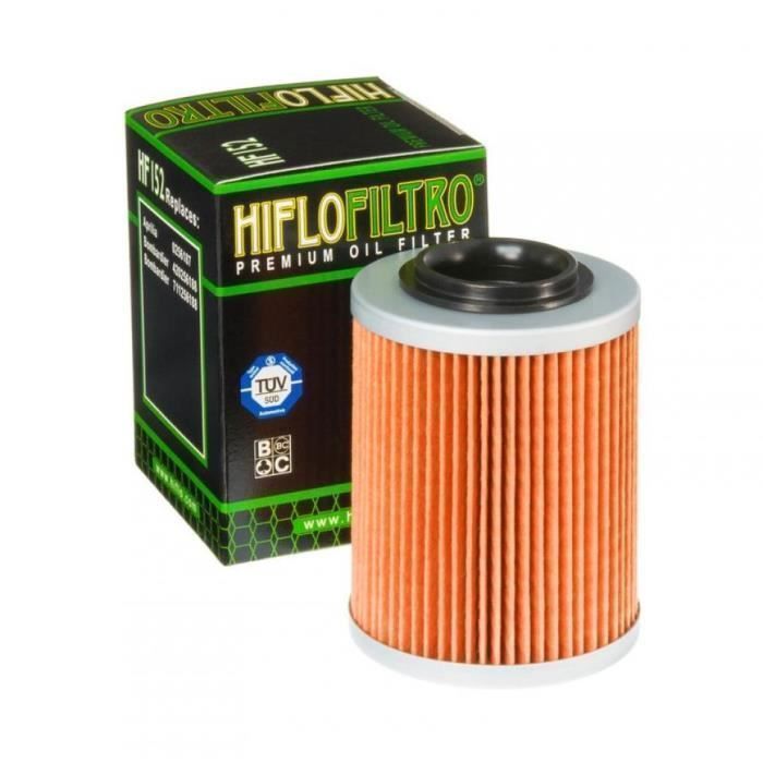 Filtre à huile Hiflo Filtro HF152 pour Moto Aprilia 1000 RSV Tuono 2000-2010 0256187