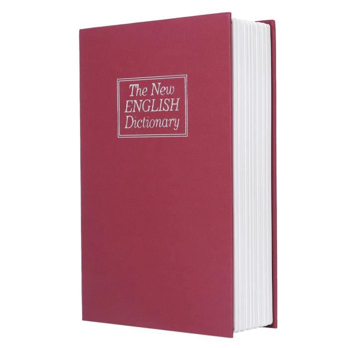 HURRISE Coffrefort pour livres Safe Book Case, Safe Money Book Safe