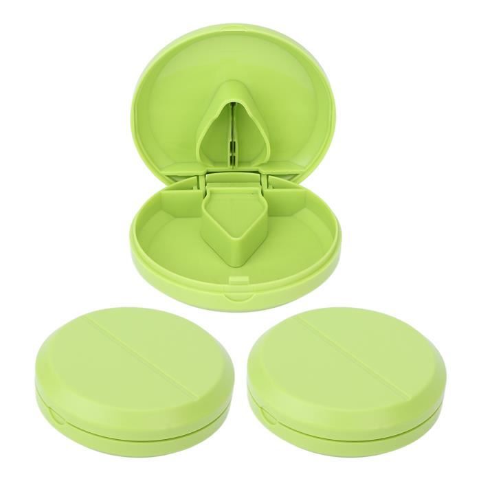 Coupe-pilule / Massicot à Médicaments - Vert, Plastique, Générique