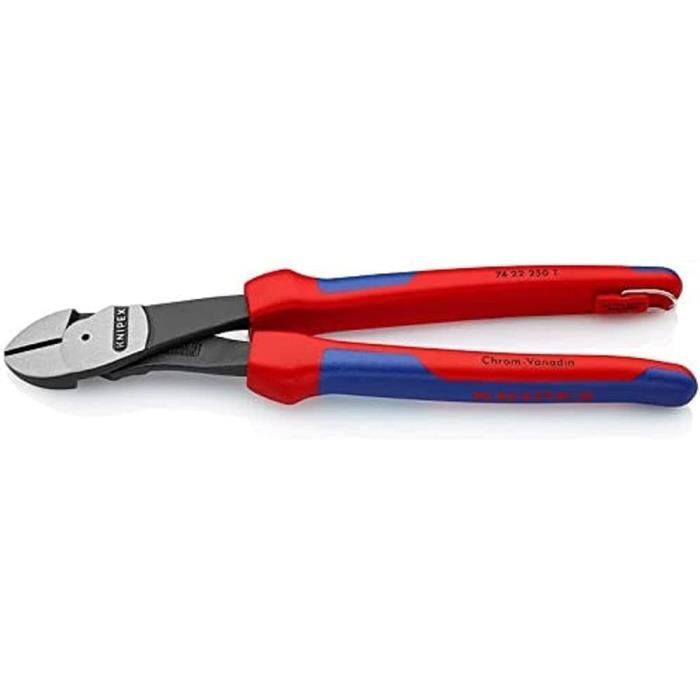 Pince Coupante Diagonale à Forte Démultiplication Avec Oeillet De Fixation Knipex 74 22 250 T 250 Mm 1 Pc S 88252282