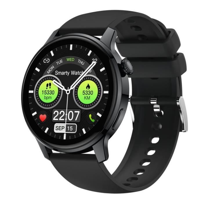 Montre Connectée Tracker D'activité - Écran AMOLED 1,2,5 Cm, Fréquence Cardiaque, Pression Artérielle, Sommeil, 25 Modes Sport, étanche - 8