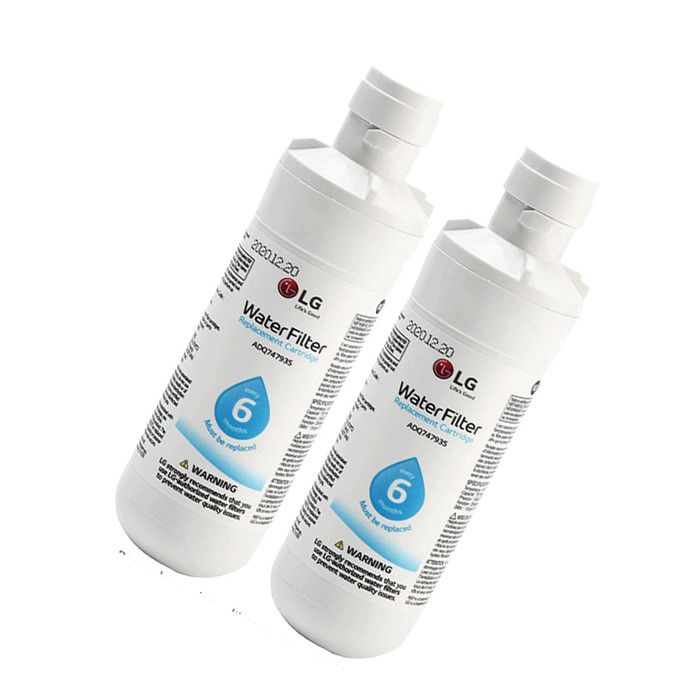 Lot de 2 filtres Frigo Réfrigérateur Congélateur AGF80300704 LG