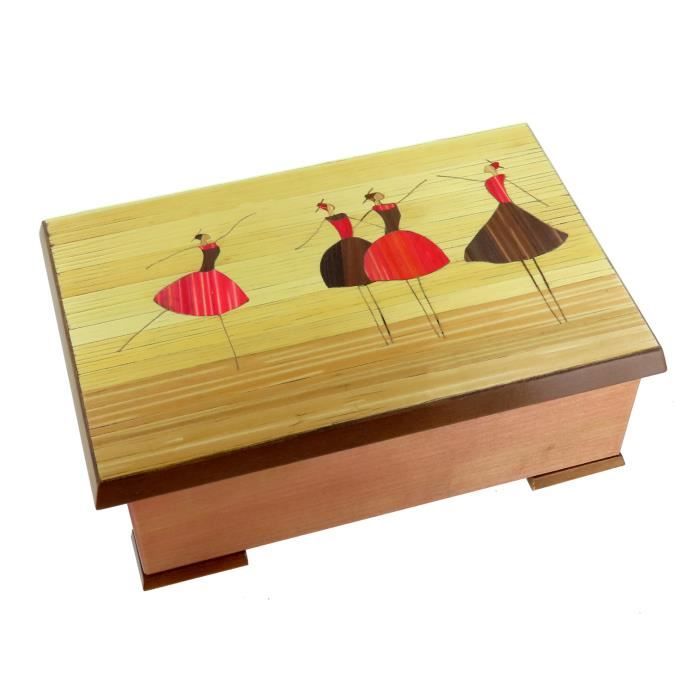 KALOO - Tendresse - Ma Boîte à Musique Emma - Mélodie Lac des Cygnes - Boîte à Musique Enfant - Personnalisable avec Danseuse - Éveil Musical - Dès 3