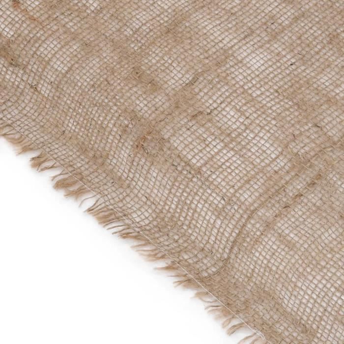 15m X 1m Tissu De Jute 105g/m² Tapis De Jute Jute De Jardin Tissu De Jute Toile De Jute Ruban De Jute 89326397