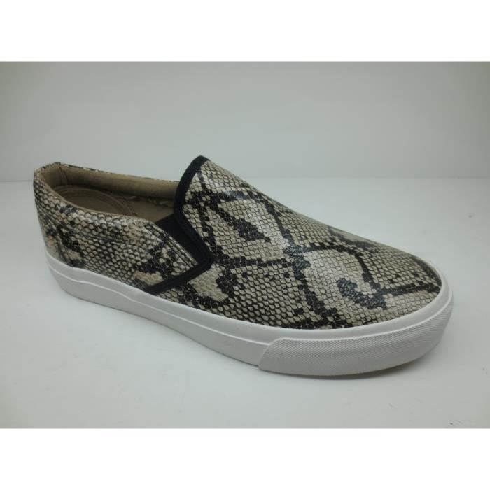 slip on femme serpent