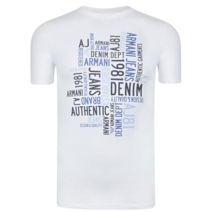 T Shirt EMPORIO ARMANI Homme BLANC