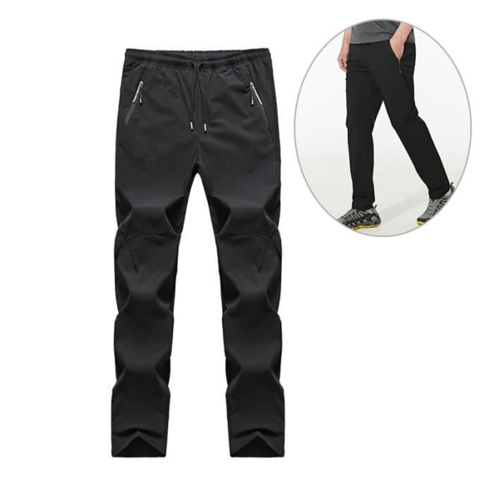 Holure Pantalon De Trekking Léger Pour Femme - Séchage Rapide - Imperméable - Respirant - Coupe-vent - Pour Le Sport, Les Loisirs, Les Voyages, Noir