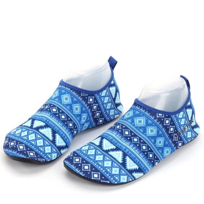 Chaussures De Sport Souples Pour Enfant - Antidérapantes, Séchage Rapide, Scratch, Idéales Plage Et Quotidien