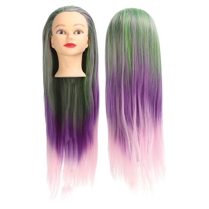 Tête De Mannequin Chauve – Pour Formation Coiffure – PVC Brun – Hauteur 27 Cm – Neuf – Fabriqué En Chine