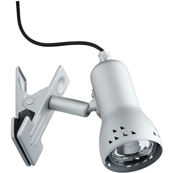 Spot pince - PAULMANN - Gryps - E14 - Acier brossé - 1x40W Spot pince - PAULMANN - Gryps - E14 - Acier brossé - 1x40W