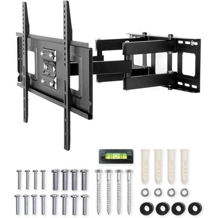 Support Mural TecTake Inclinable Pivotant Pour TV 32-55 Pouces (81-140 Cm) – VESA 400x400