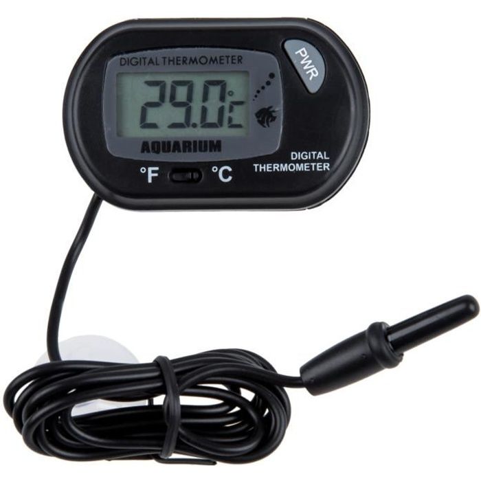 R TOOGOO ecran numerique LCD Thermometre a temperature interieure de voiture 
