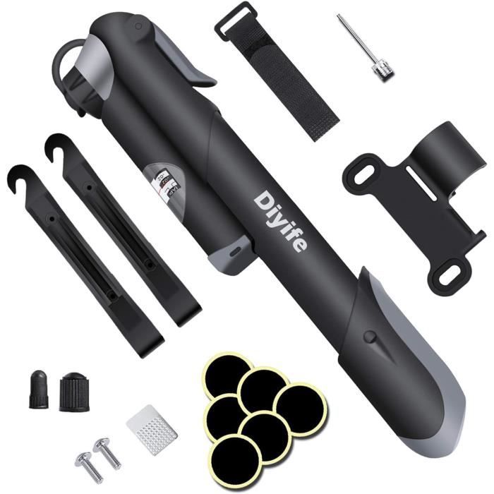 Mini pompe à vélo portable pour ca e de vélo, pompe à air comprimé avec