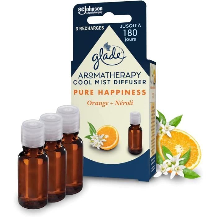 Glade Aromatherapy Recharge Diffuseur Brume Parfumée Huiles