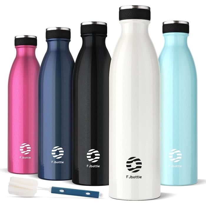 Gourde Isotherme 1L, Bouteille Isotherme Avec En Paille, Bouteille D