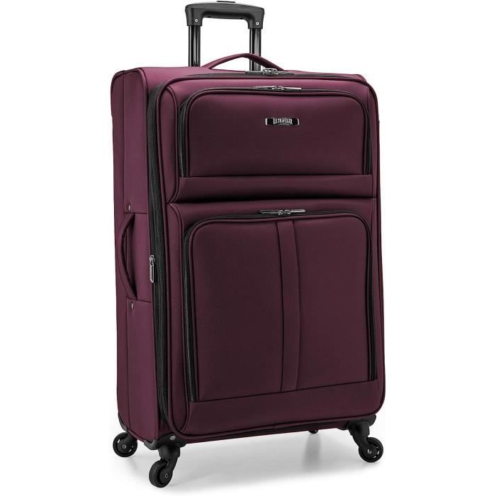 U.S. Traveler Valigia Anzio Softside Espandibile - Trolley Con Ruote 360° E Manico Telescopico - Foto 2