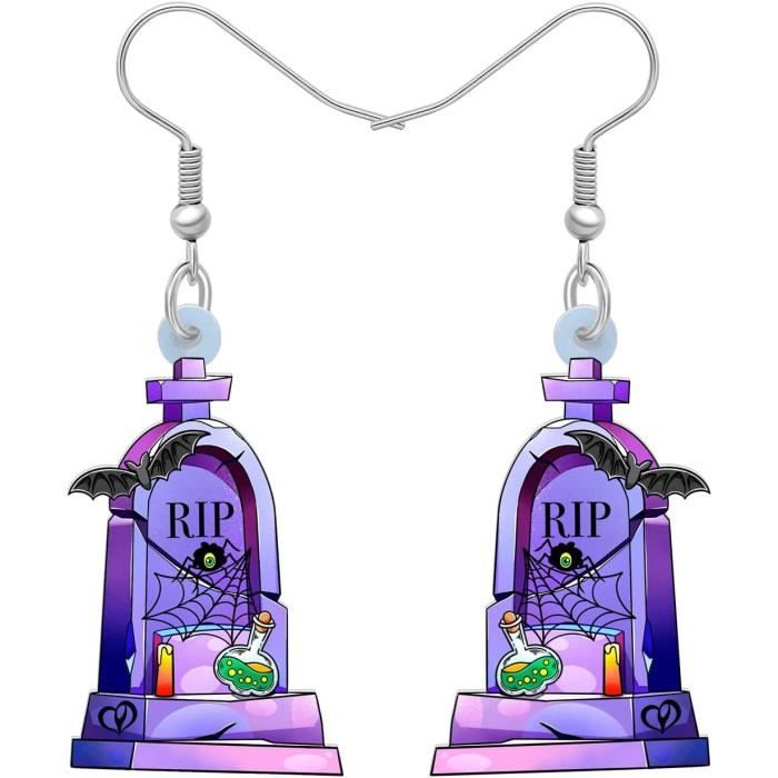 DUOWEI Boucles D'Oreilles Pendantes Labrador Acrylique - Bijoux Femme Et Fille Cadeau Anniversaire