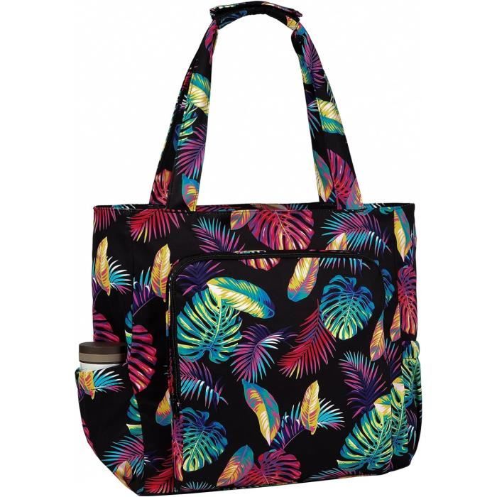 Chase Chic Sac Plage Femme Grand Pliable - Fourre-Tout Imperméable Voyage Gym Natation Vacances