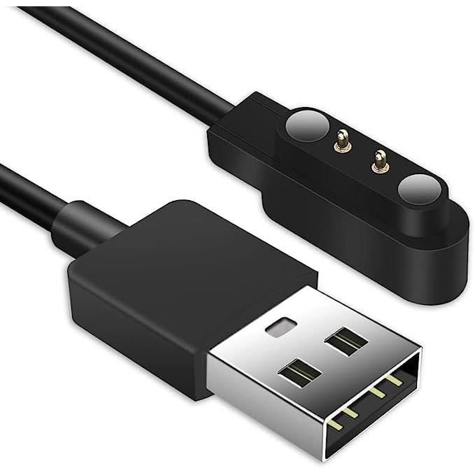 Chargeur Universel Pour Montre Connectée - 2 Broches Magnétique - 60 Cm - Compatible 2.5 à 3 Mm - 8