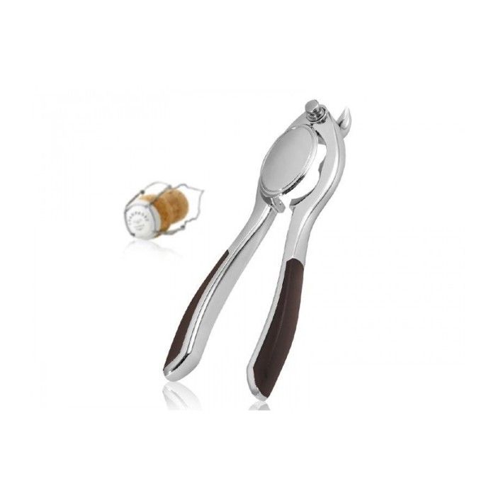 VACUVIN Pince ouvre bouteille à Champagne