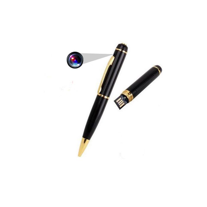 Stylo Caméra Espion Full HD 1080P Microphone Micro SD Détection ...