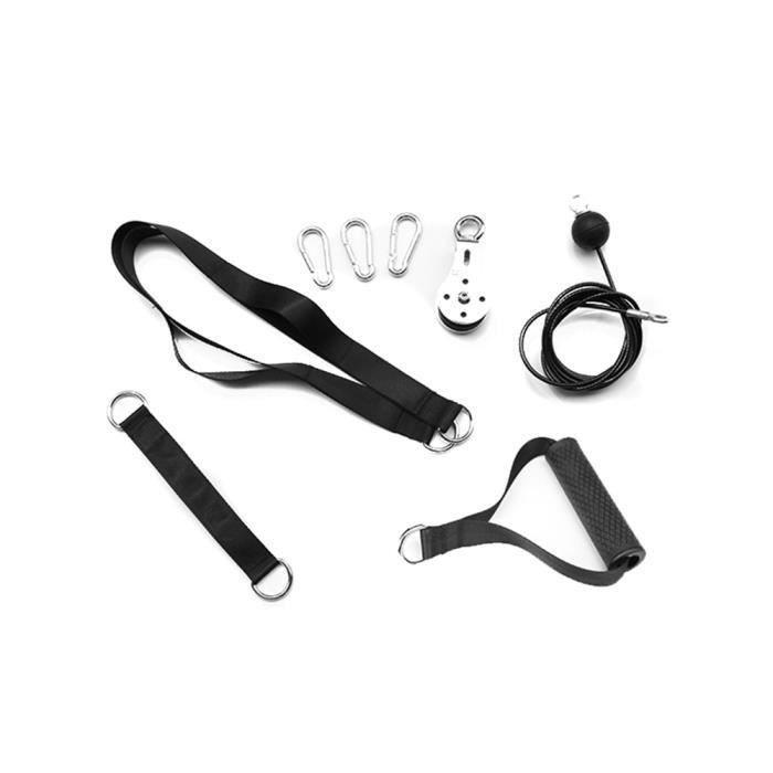 Câble En Acier Pour Poulie De Fitness - Longueur 250 Cm, Gainé PU, Accessoire Salle De Sport Ou Maison