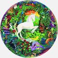 eeBoo - Puzzle 500 pièces rond - le jardin de la licorne PZFUNG-1