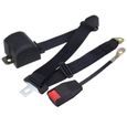 2 Kit Set Universel 3 points réglable ceinture de sécurité du véhicule Auto Voiture Car VAN Seat Belt +Boulons My22597-1